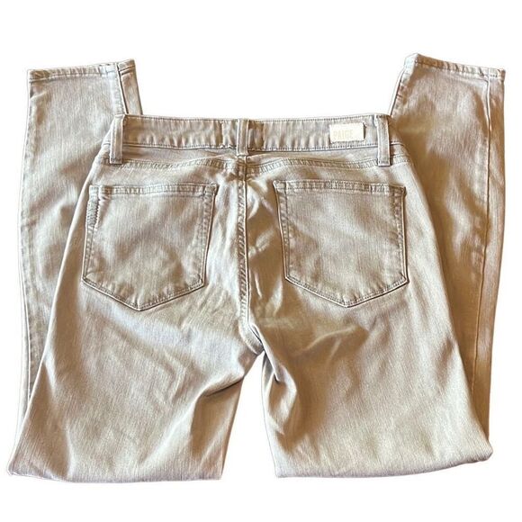 Paige Gray Verdugo Crop Straight Leg Cotton Blend Jeans Size 27 Stretch - Picture 3 of 10